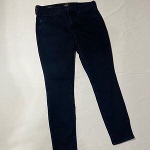 NYDJ For Chico's Blue Denim Ankle Skinny Jeans Women's Size 6 Dark Wash